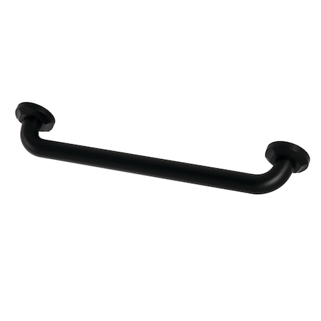 Kingston Brass DR714180 18-Inch x 1-1/4-Inch O.D Grab Bar, Matte Black DR714180